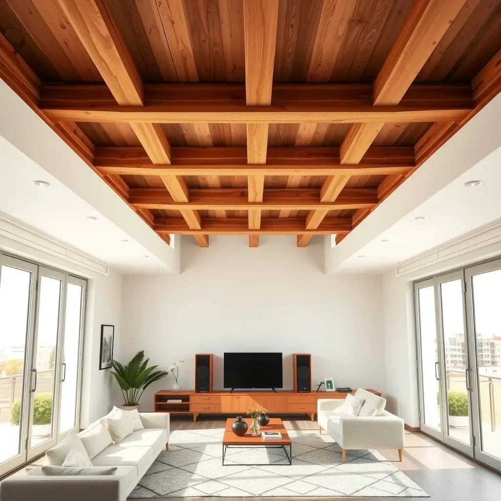 Декоративные балки на потолке своими руками