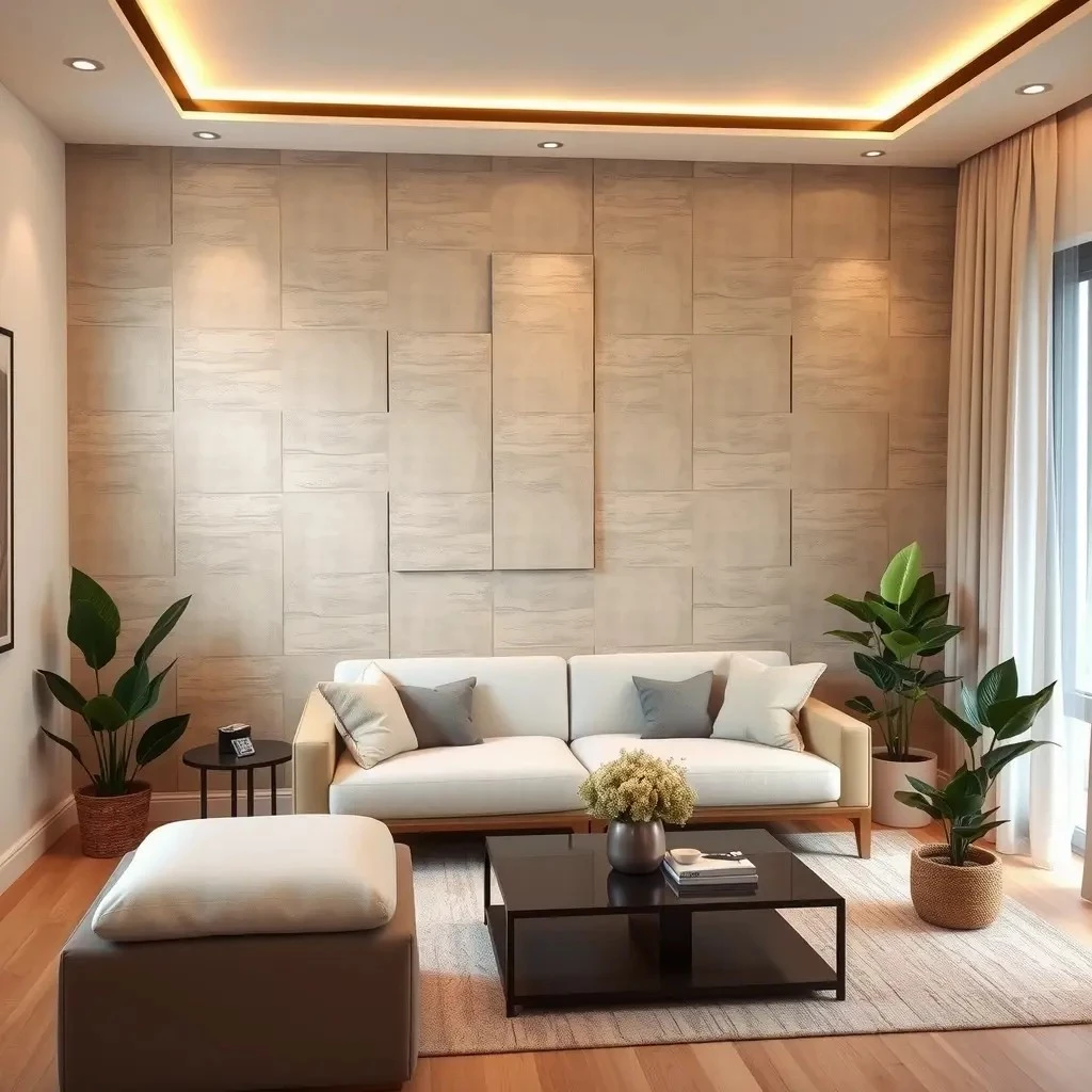 Как сделать модный акцент на стене без ремонта