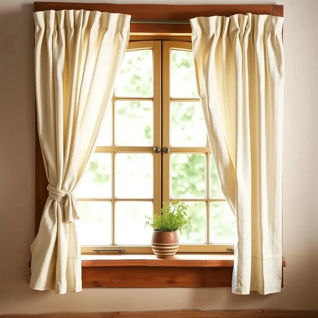 Как подобрать занавески в деревенском стиле