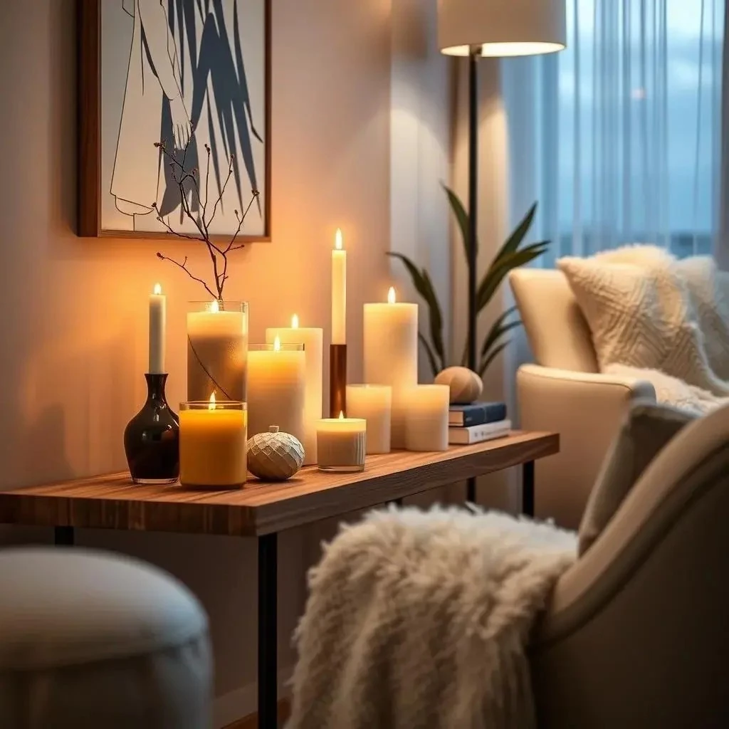 Декоративные свечи в интерьере — где уместны