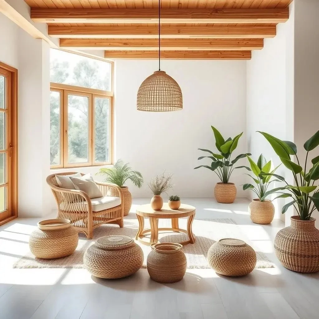 Как оформить интерьер с элементами ротанга